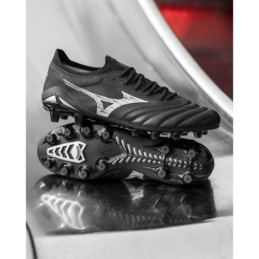 Mizuno Morelia Neo IV Beta Made in Japan FG/AG Unlimited Black - Noir/Argent/Noir