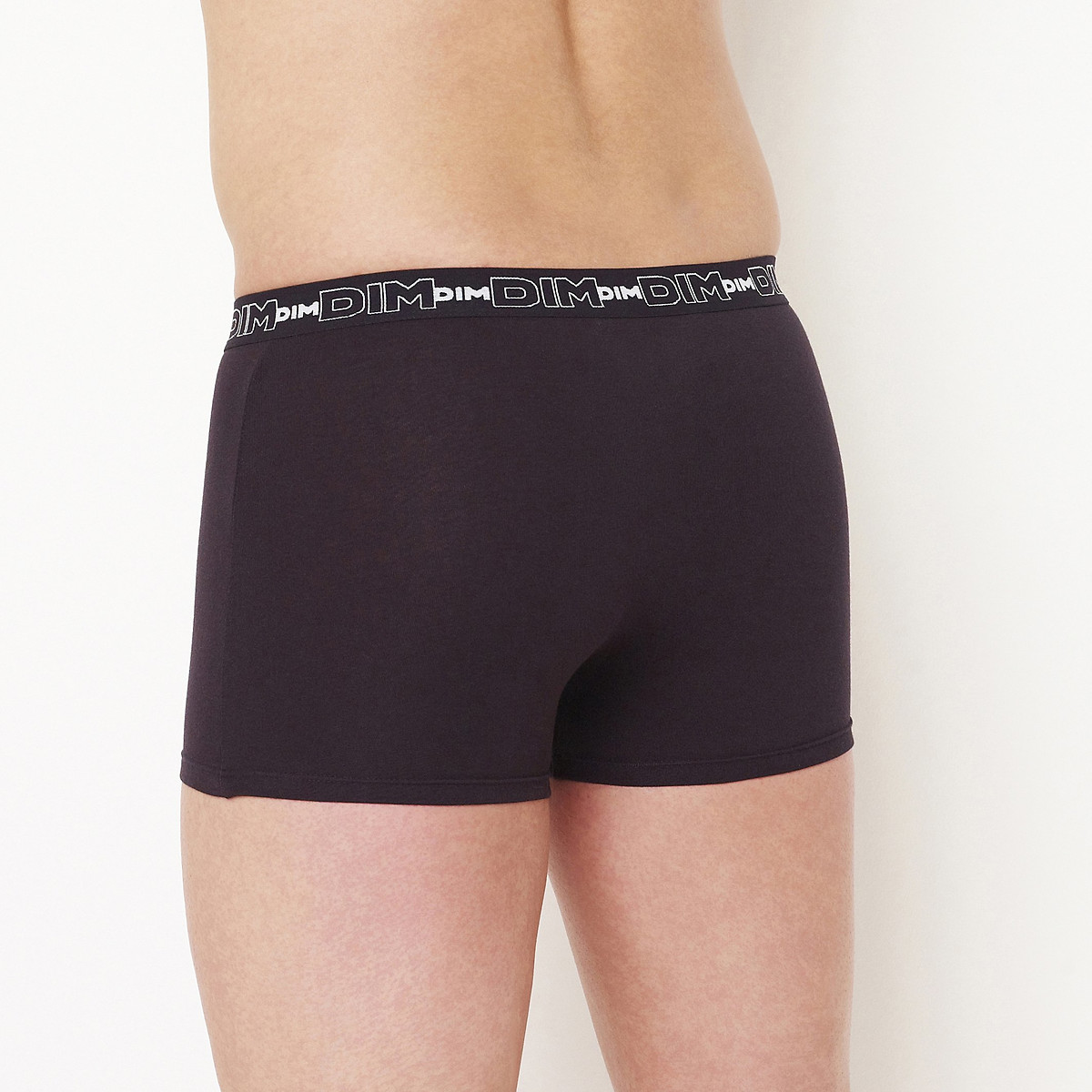 DIM<br>Conjunto de 3 cuecas boxer de algodão elástico