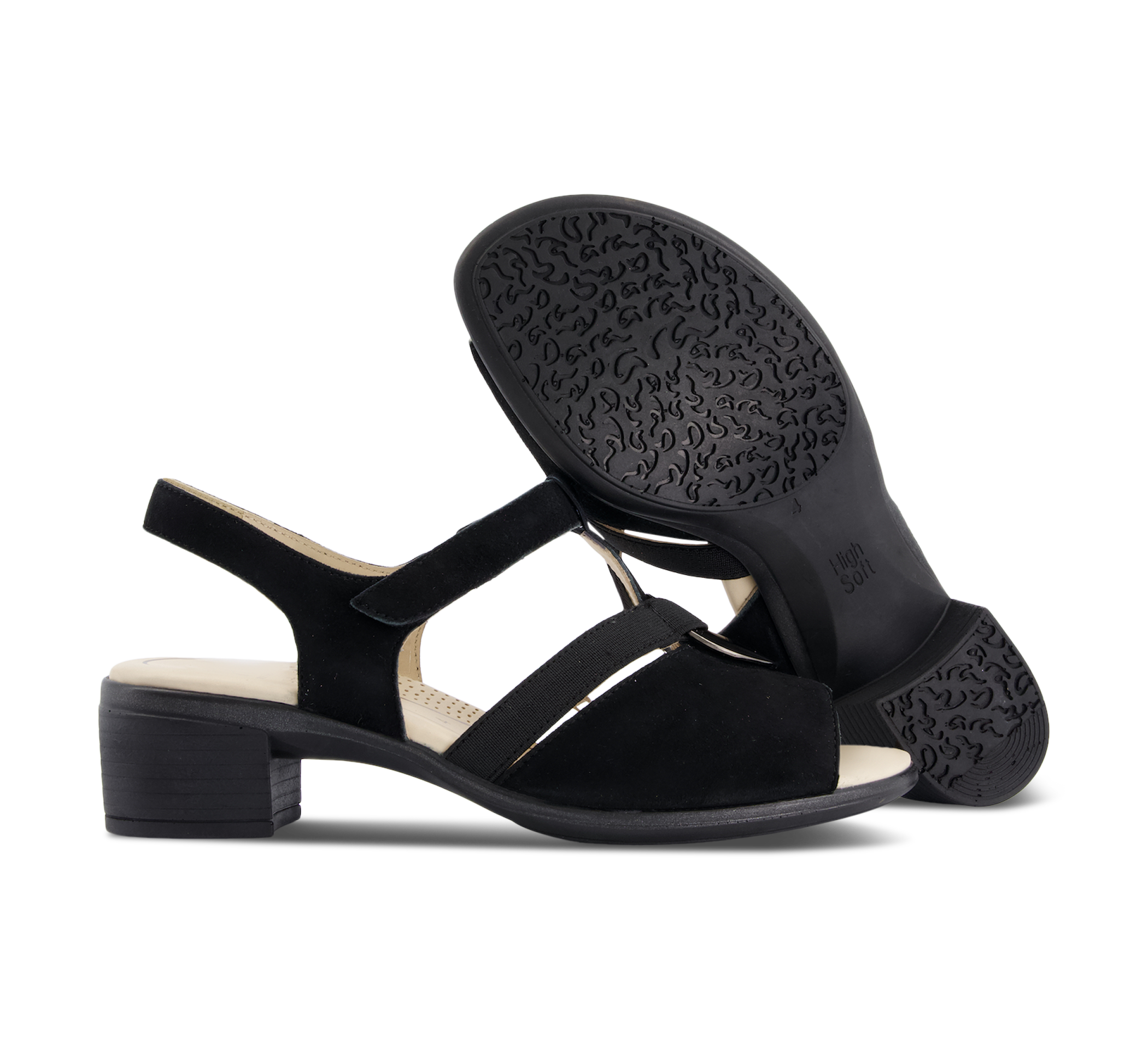 Ara Lugano - Riemchensandalen schwarz