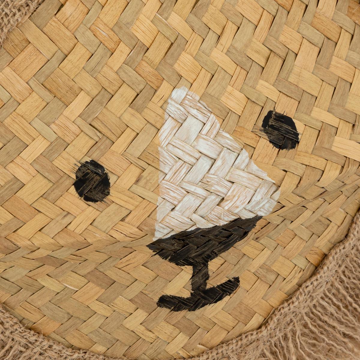 PANIER PLIABLE ROSEAU LION D.35CM