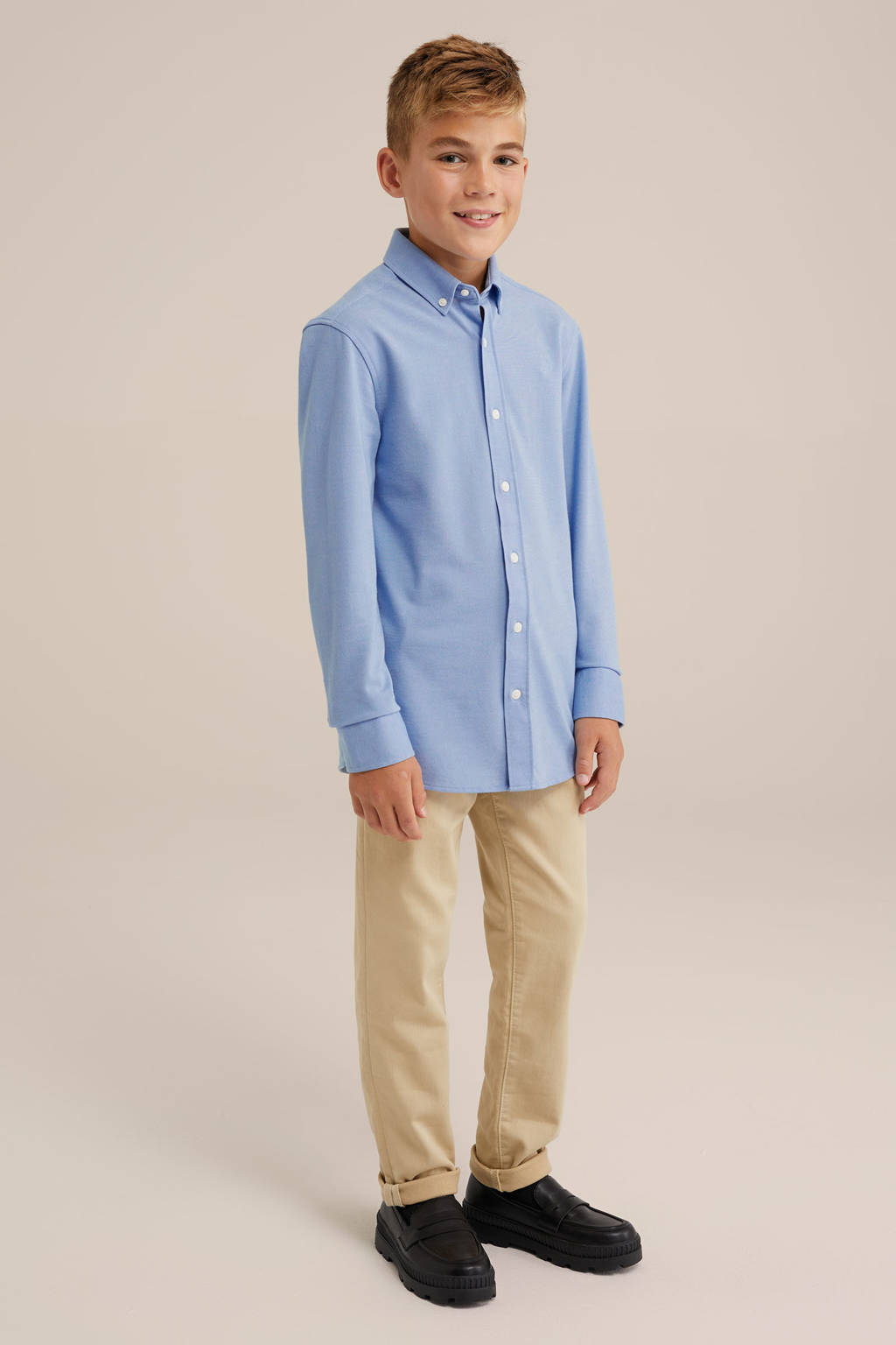 WE Fashion overhemd blauw