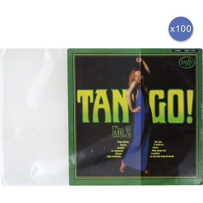 Accessoire platine vinyle Enova Hifi Lot de 100 pochettes haute qualite pour disques vinyle 33 tours PEV 100 HC 33T