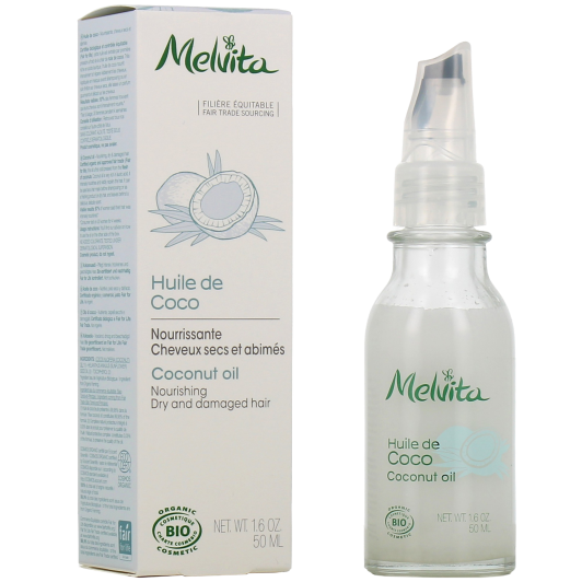 Huile de coco cheveux Melvita