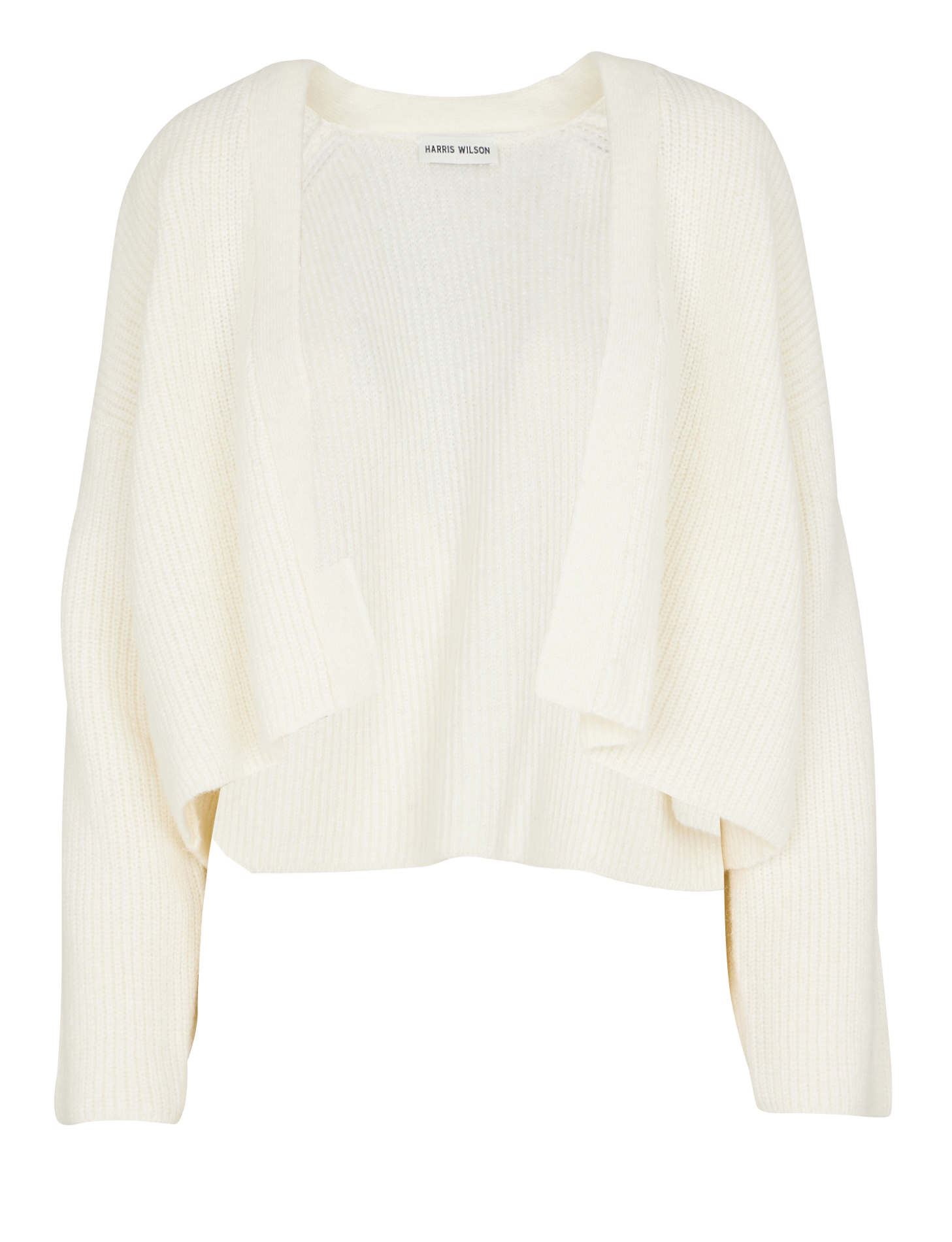 ERICA - Gilet ample en laine mélangée| Blanc