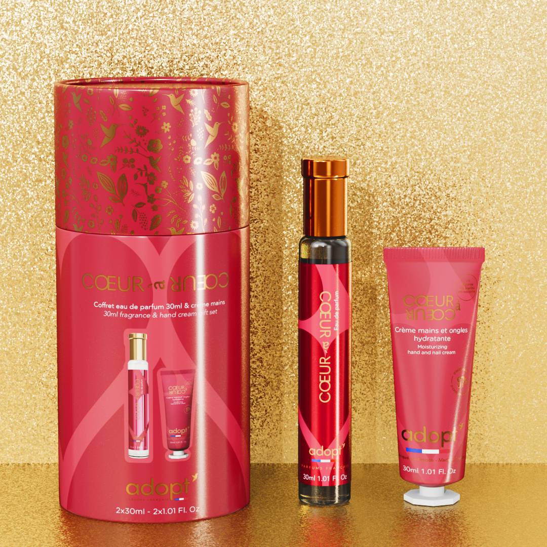 Cœur à cœur Coffret eau de parfum 30ml + crème main