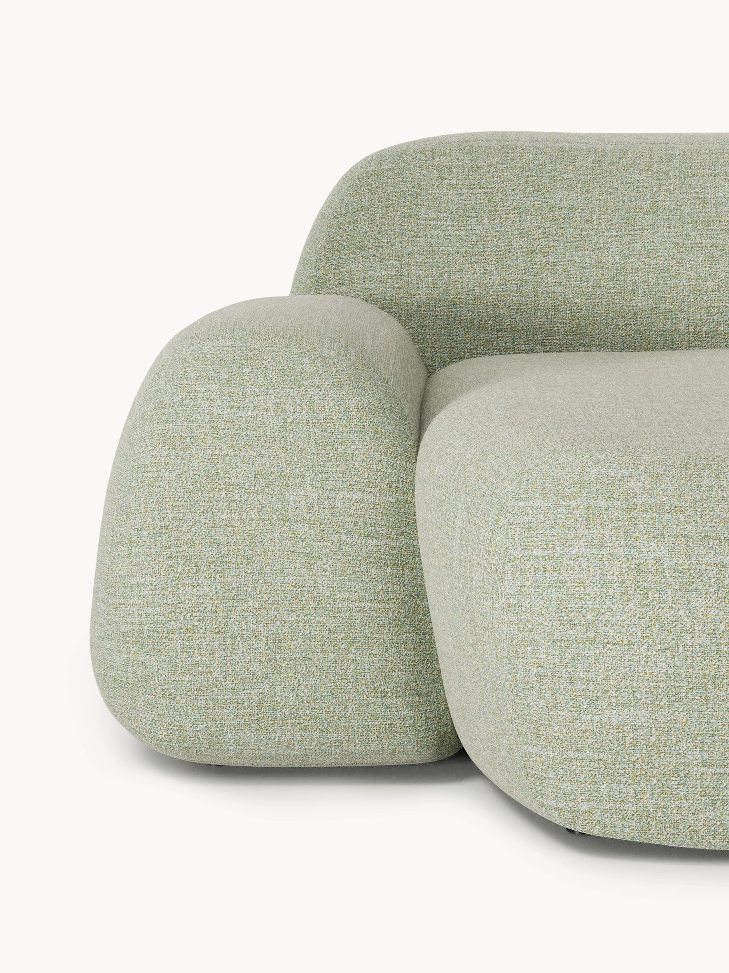 XL bouclé loungefauteuil Wolke