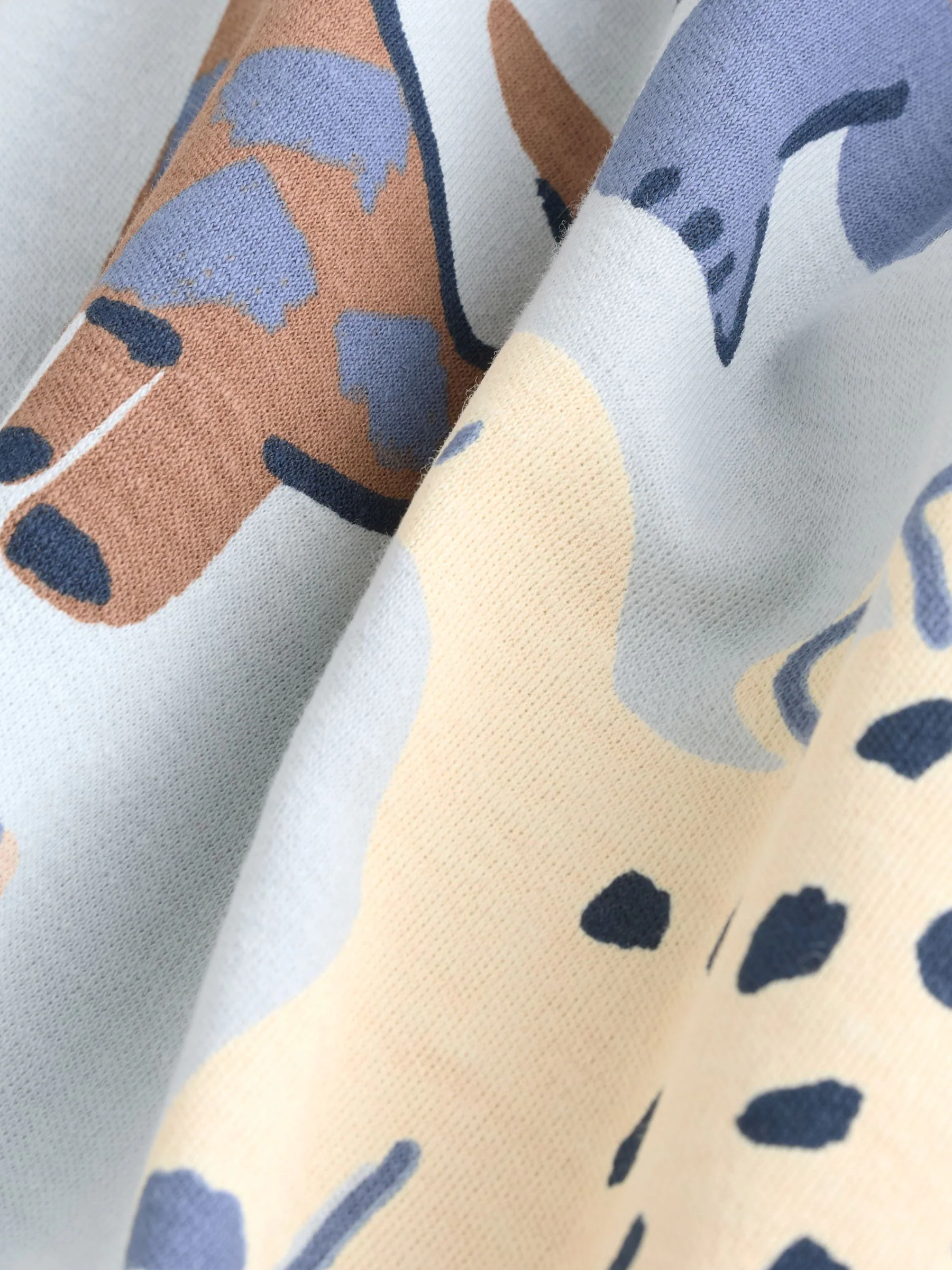 Marineblauw - Verpakking van 4 baby pyjama's met tweewegrits (0mnd -2jr)