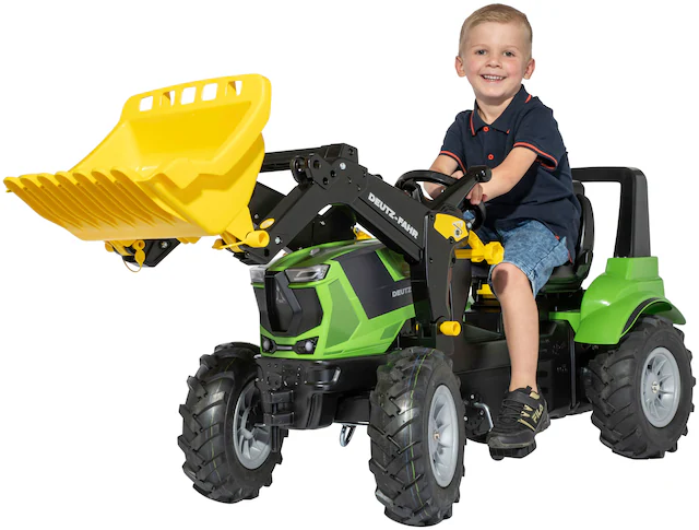 rolly toys® Trettraktor »rollyFarmtrac Premium II Deutz 8280 TTV« mit Frontlader und Luftbereifung, BxTxH: 150x54x75 cm