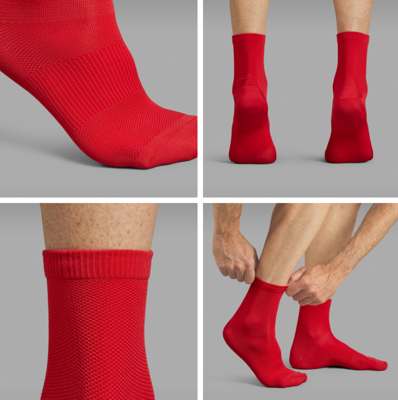GripGrab Lightweight Airflow Strømper Rød
