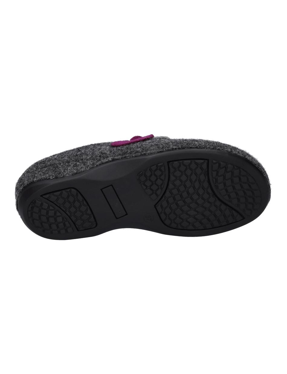 Hausschuh Cholet 02, anthrazit-komb
