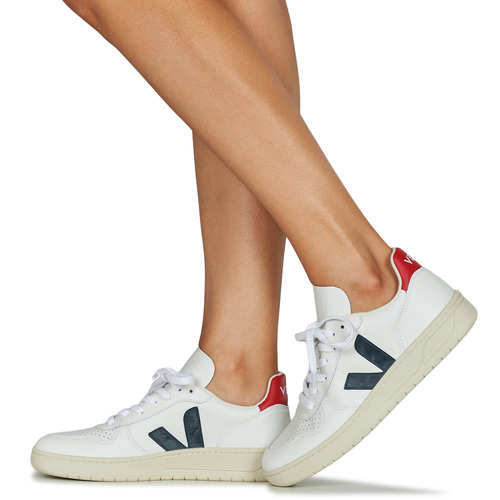 Veja - V-10 - Blanc / Bleu / Rouge