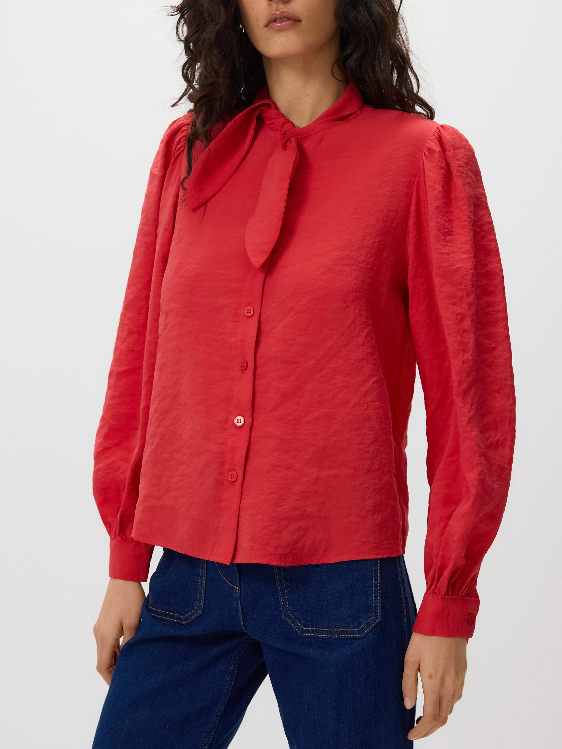 Bluse aus Modal-Mix