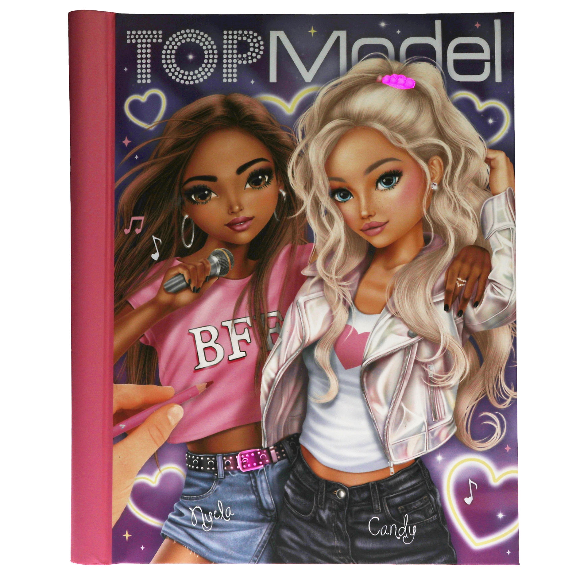 TOPModel kleurboek met LED en geluid MY BFF (engelse versie)
