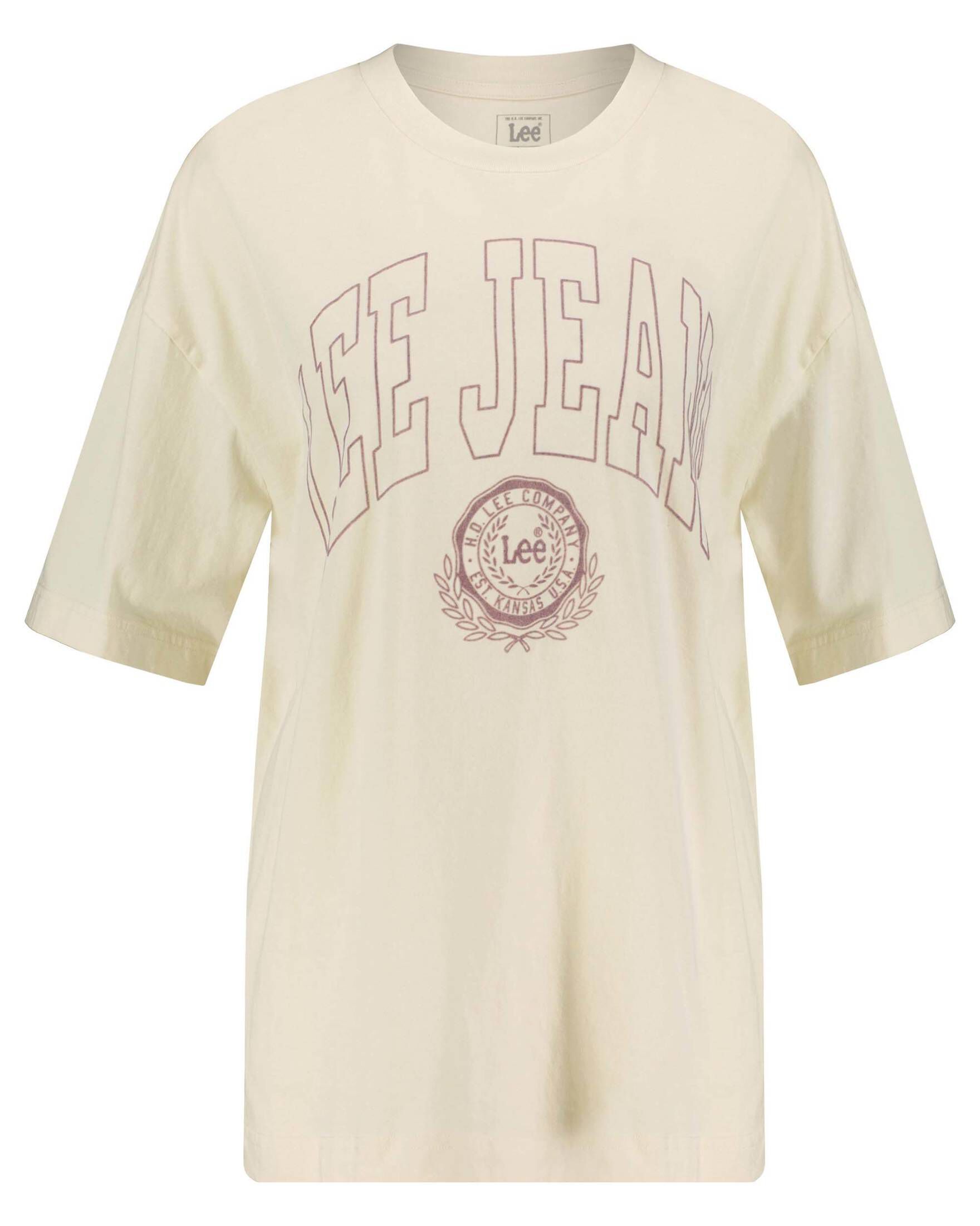 Lee| Damen T-Shirt SUPER LOOSE TEE ECRU