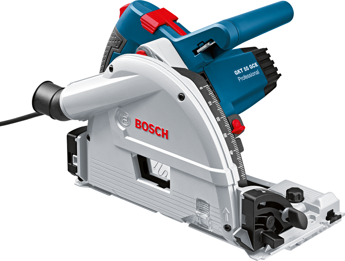 Bosch Professional GKT 55 GCE Invalzaag 165mm 1400W in L-Boxx - 0601675004