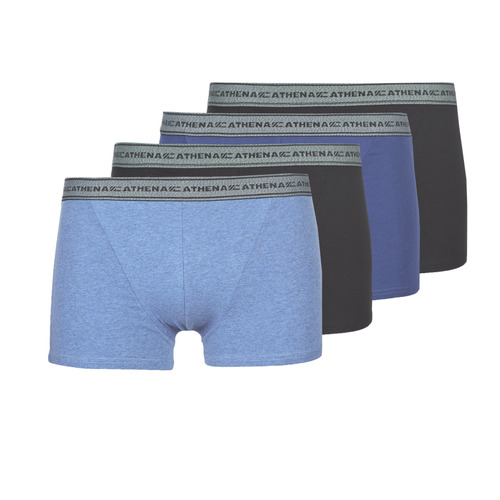 Athena - BASIC COTON X4 - Bleu / Noir / Bleu / Noir