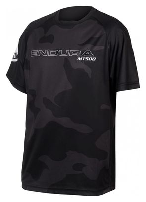 Maillot Manches Courtes Enfant Endura MT500JR LTD Noir