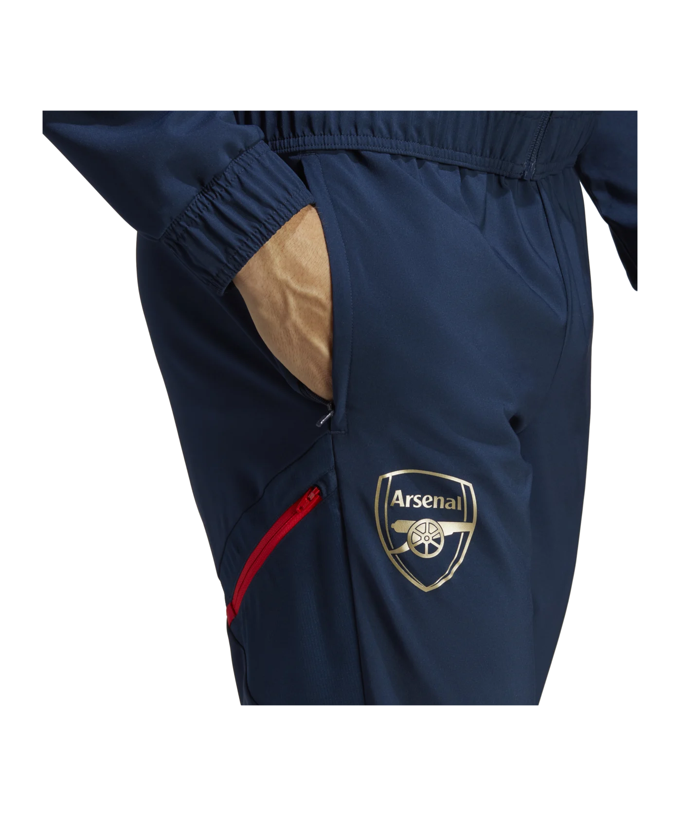 adidas FC Arsenal London Prematch Hose 2022/2023 Blau