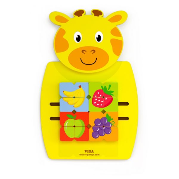 Milly Mally Brinquedo de Parede Frutas em Mosaico Viga