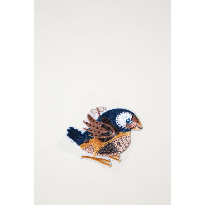 Atelier Veritas-Patch vogel speelgoed 6x6cm
