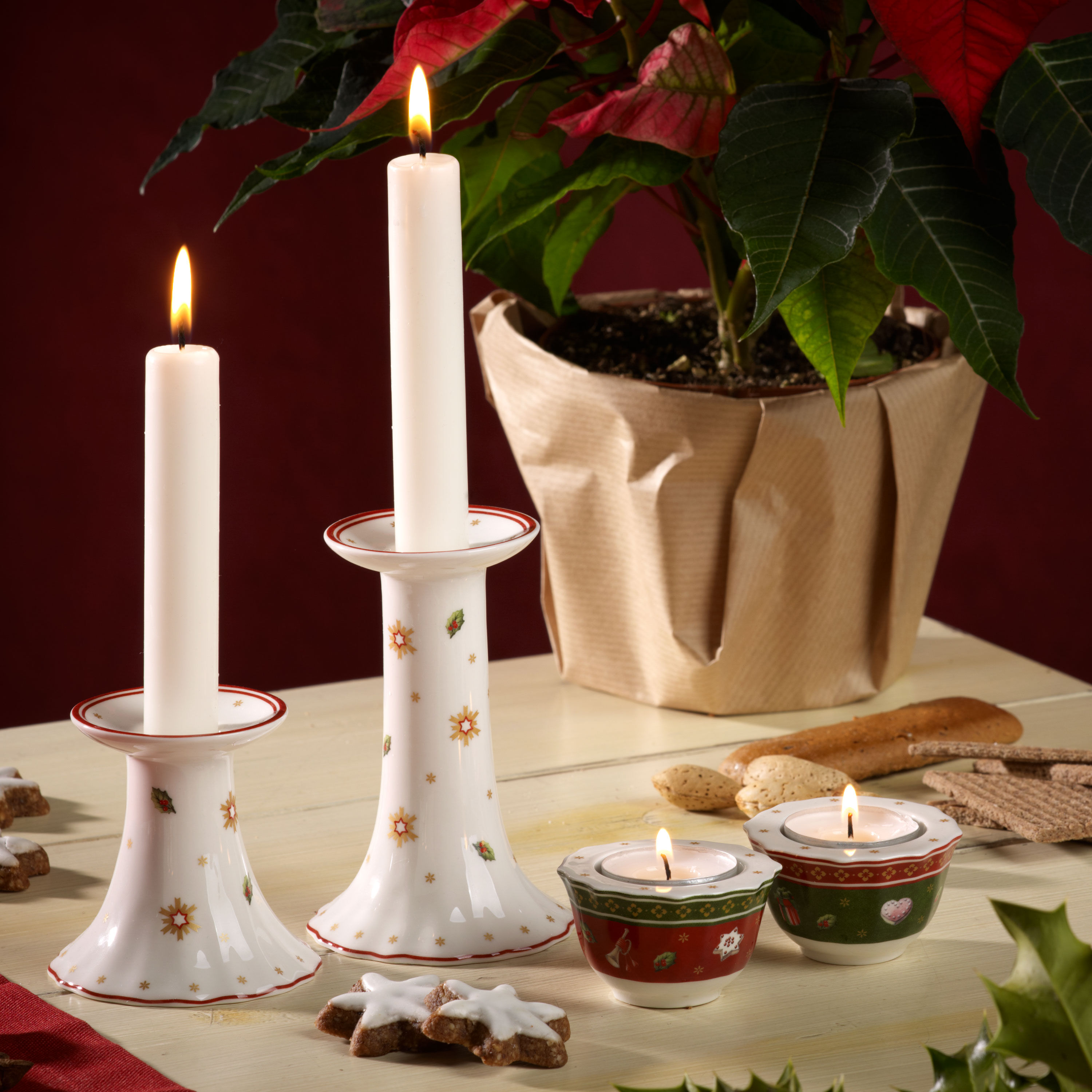 Toy's Delight Tealight holder White, 2.4'' x 1.5''