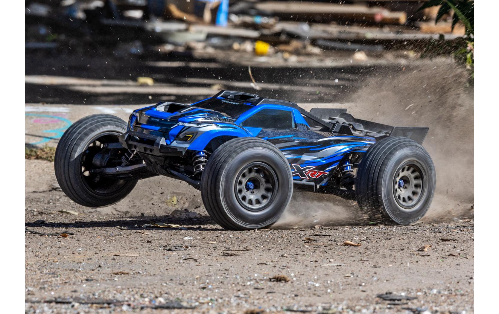 Stadium Truck XRT 8S Blau 1:6, ARTR<br>Brushless Stadium Truck Basher mit tiefem Schwerpunkt
