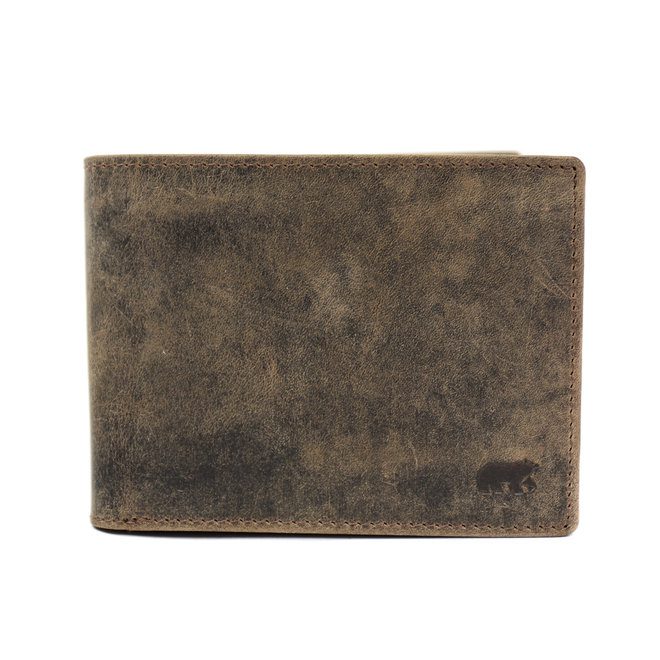 Bear Design Dark Nature Billfold Tijn Bruin HD2689