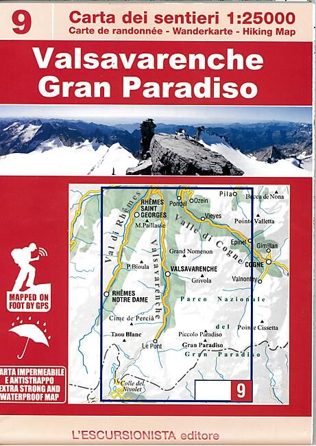 ESCURSIONISTA - 9 VALSAVARENCHE GRAN PARADISO 1 25 000