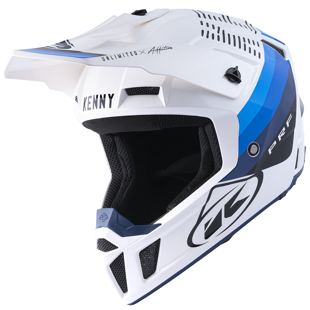 Kenny - Casque Performance Graphic - 2022 Blanc / Bleu
