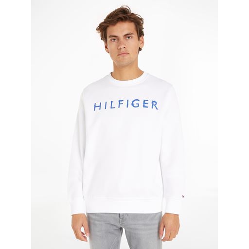 Tommy Hilfiger Logo Sweatshirt, Hvid, 3XL