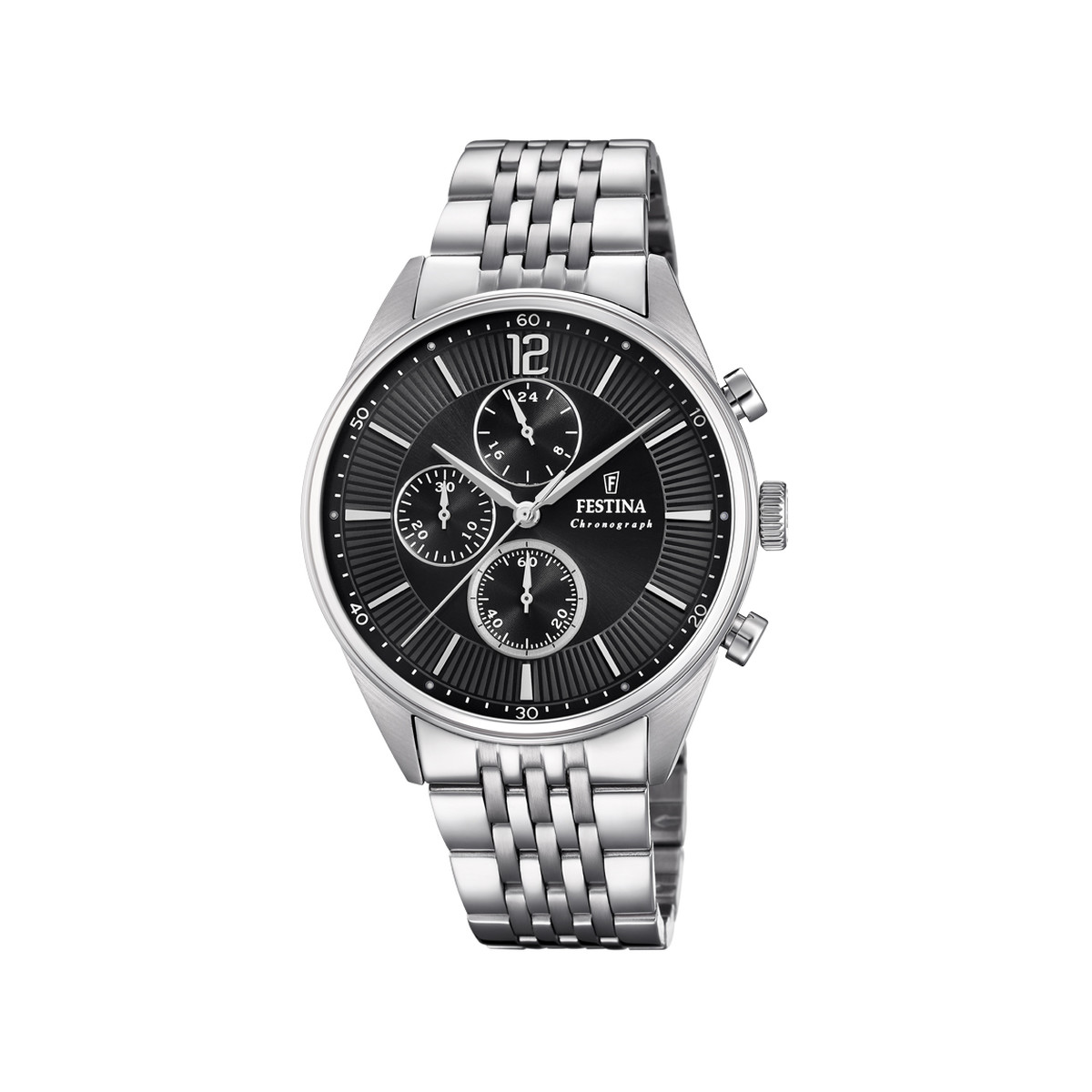 Montre Festina homme chronographe acier