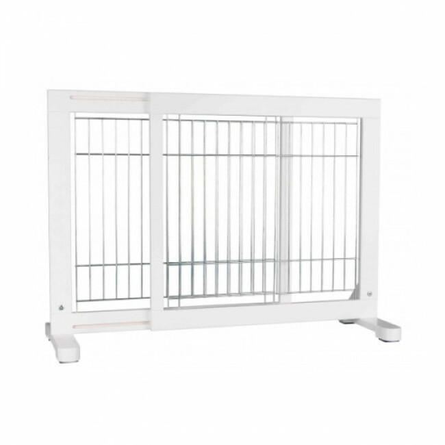 Barrière réglable en pin blanc pour chien Trixie