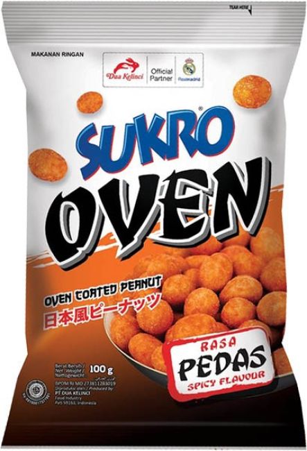 Sukro Rasa Pedas Borrelnootjes Pittige Smaak 100g
