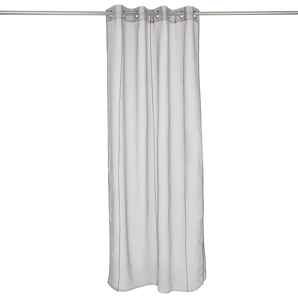Voilage polyester 140x240cm Dolly gris
