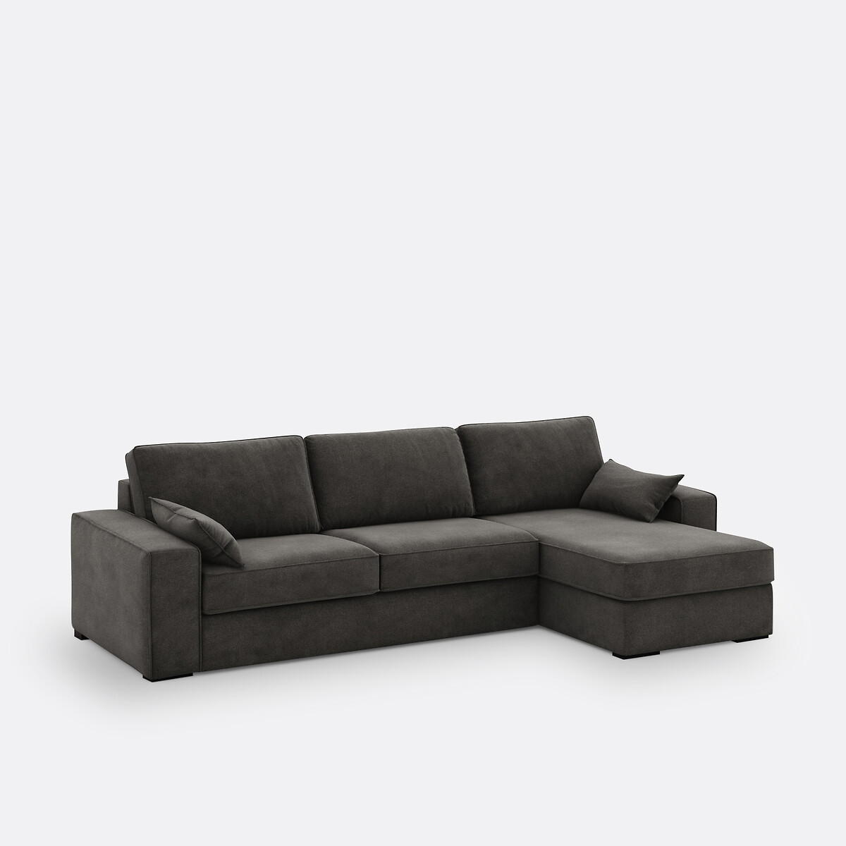 LA REDOUTE INTERIEURS<br>Sofá-cama de canto, poliéster, espuma Cécilia