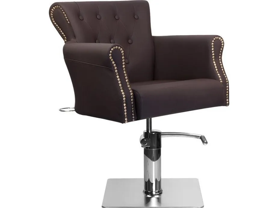 Activeshop Hair System hairdressing chair BER 8541 brown