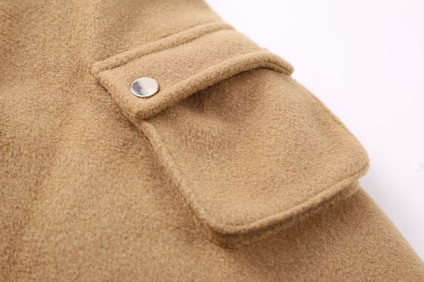 Avauntgardo - Effen fleece bomberjack met rits