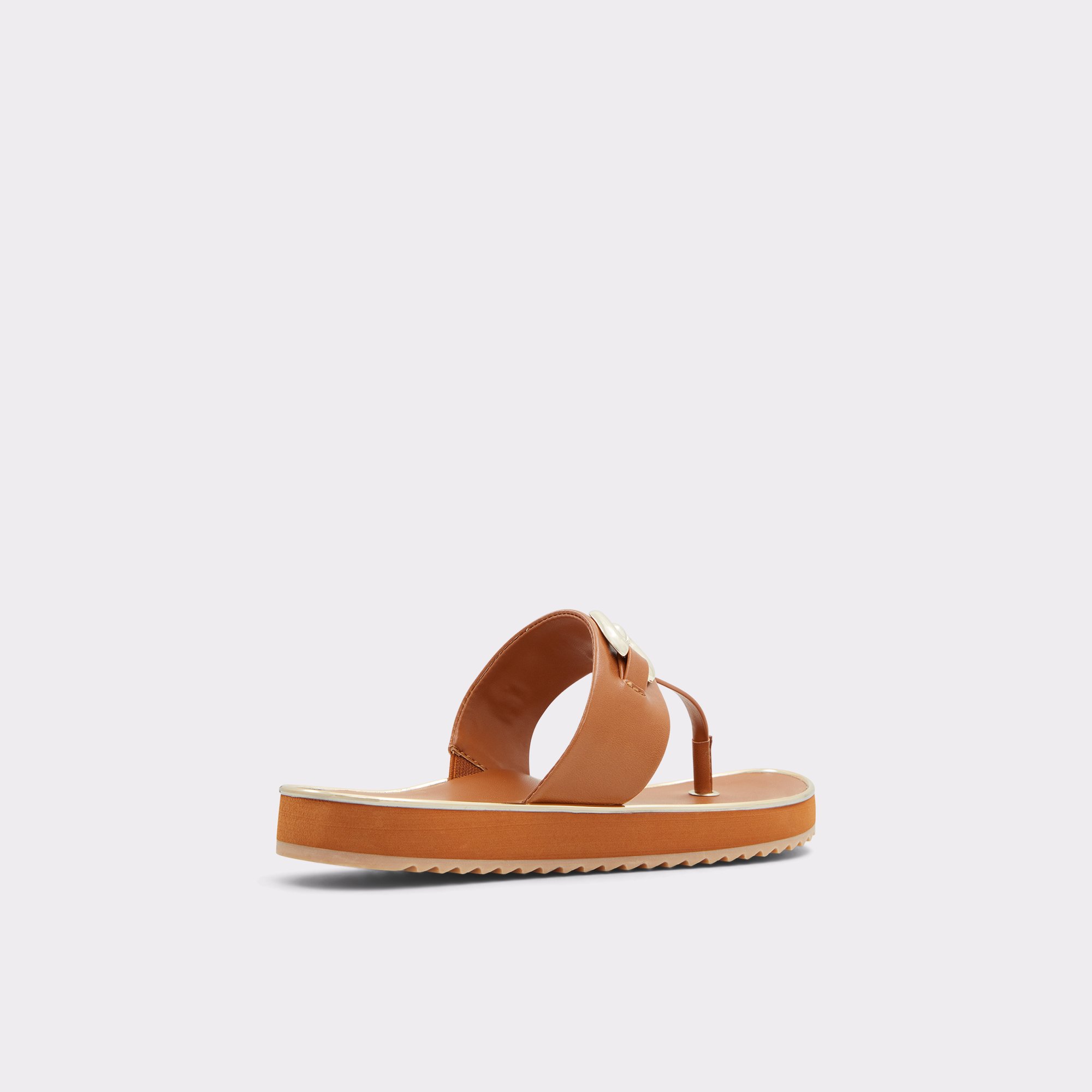 Wiameth Medium Brown Women Flat Sandals