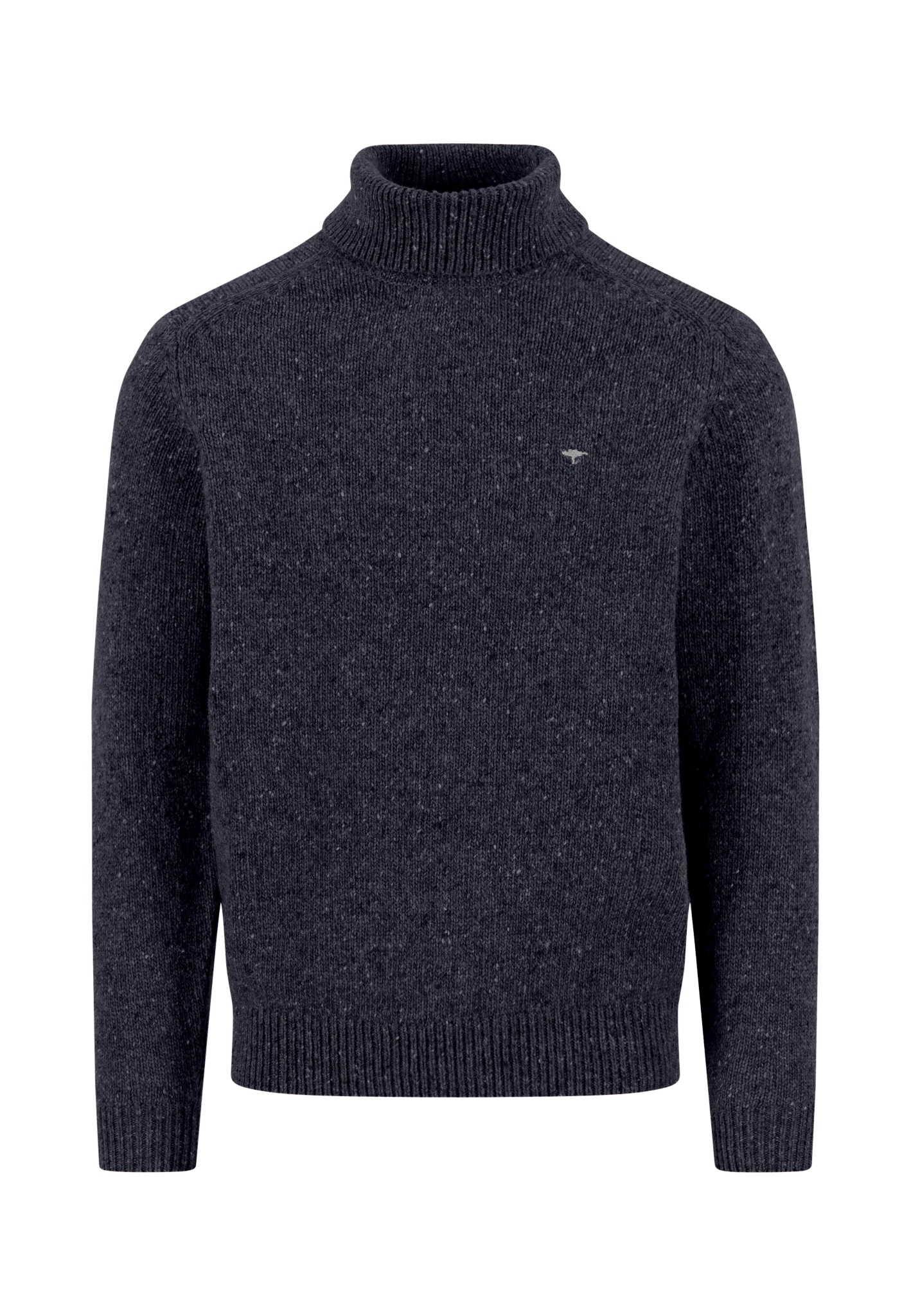 FYNCH-HATTON Rollkragenpullover , im Strick-Look meliert