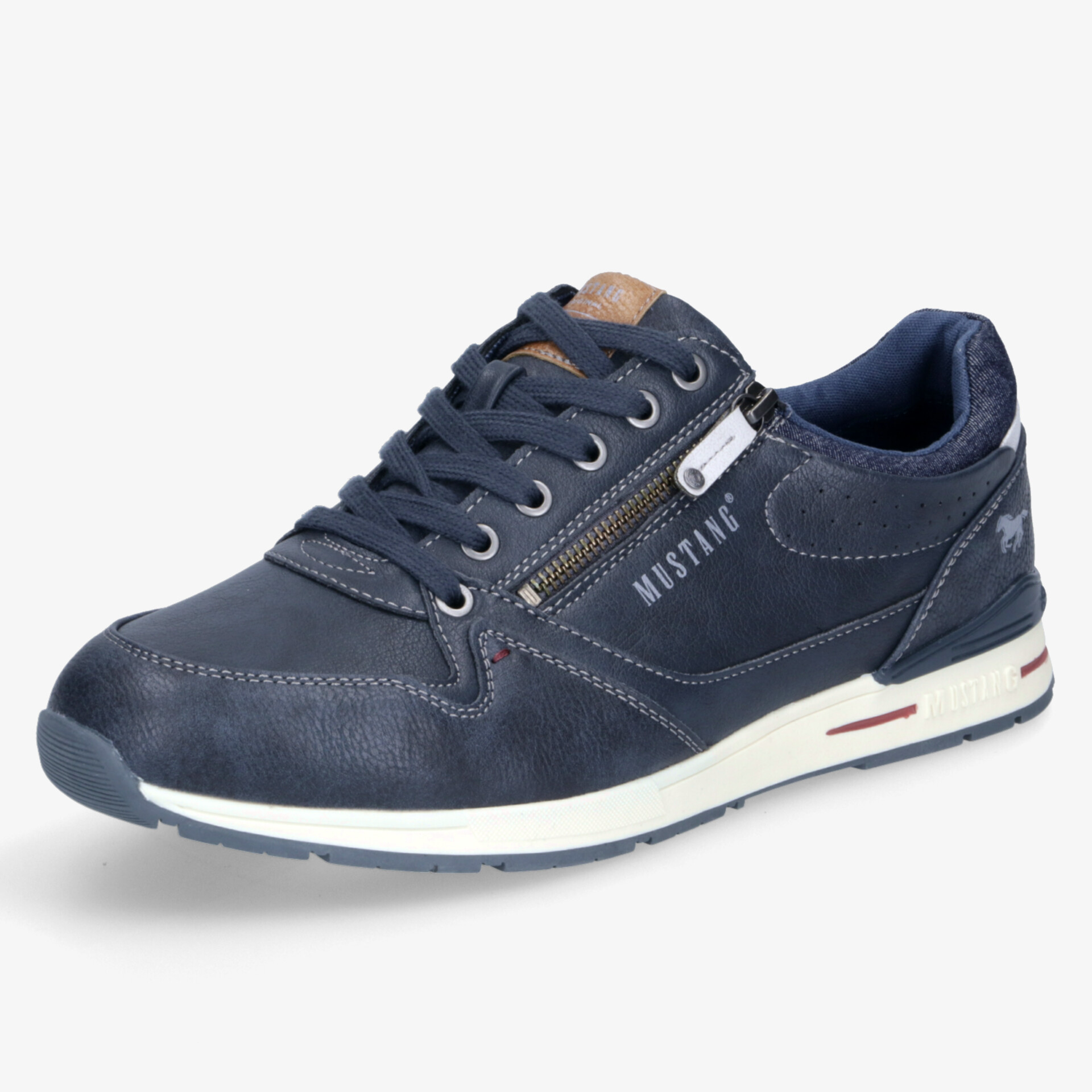 MUSTANG Herren Schnürer blau