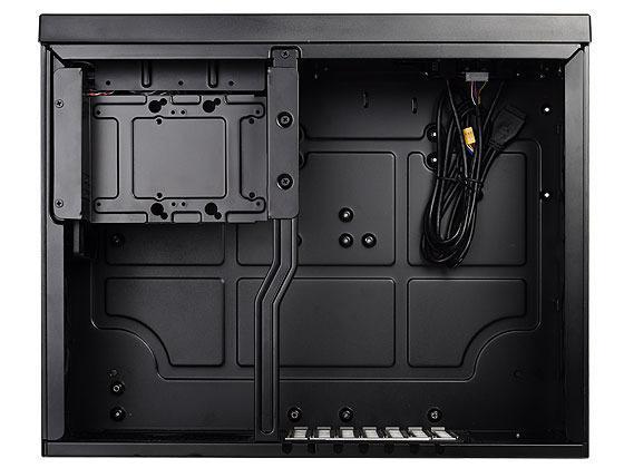 SilverStone PC-Gehäuse GD09B Geräuscharmes Gehäuse für Heimkinoumgebungen