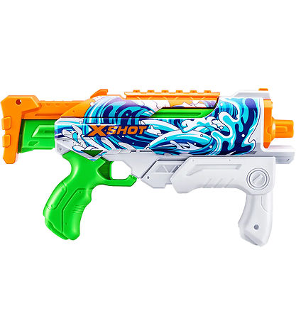 X-Shot Wasserpistole - Skins Hyperload Fast-Fill - 500 ml - Wave