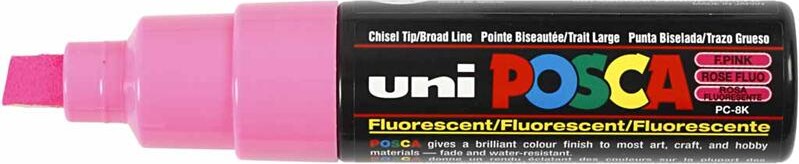 Posca Tusch - Nr. Pc-8K - Tykkelse 8 MM - Fluo Pink