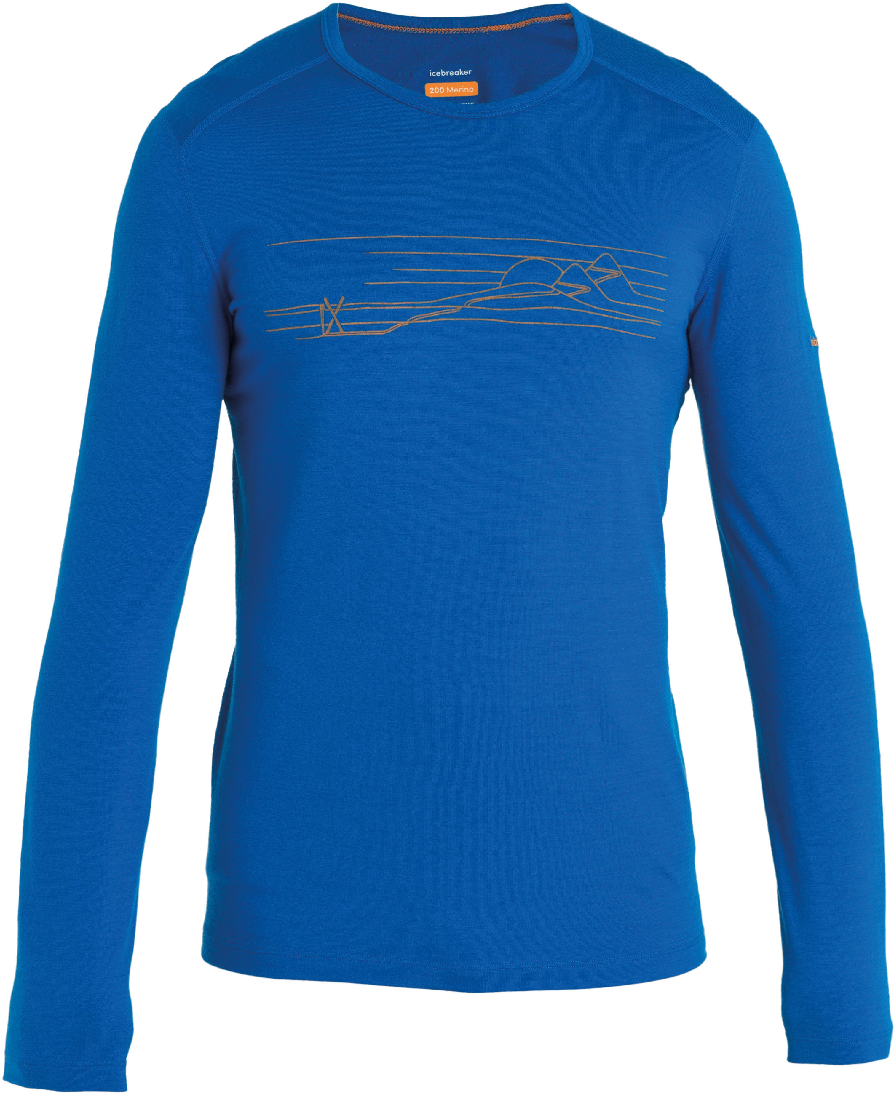 200 Oasis LS Crewe Ski Stripes