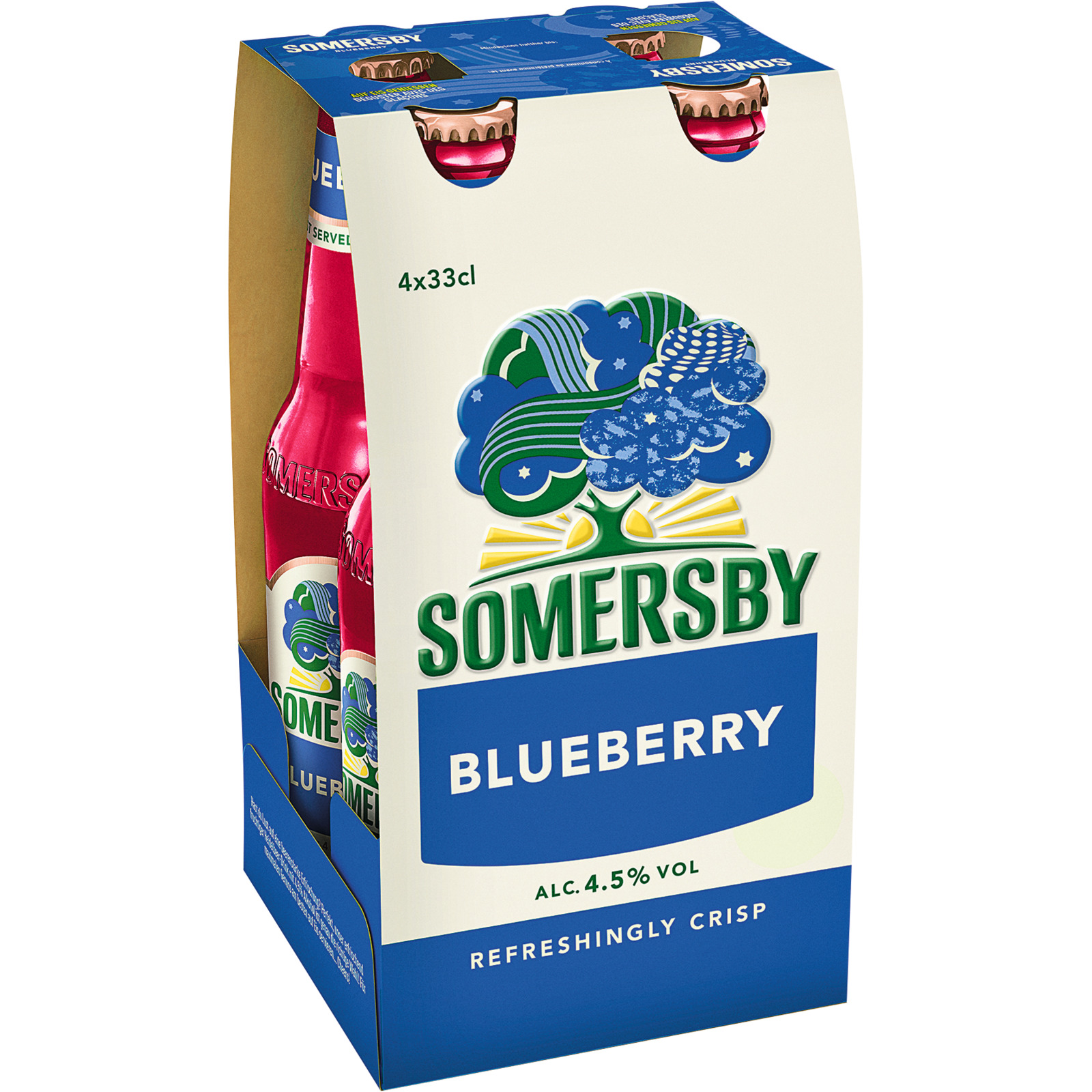 Somersby Blueberry 4x33cl Glas