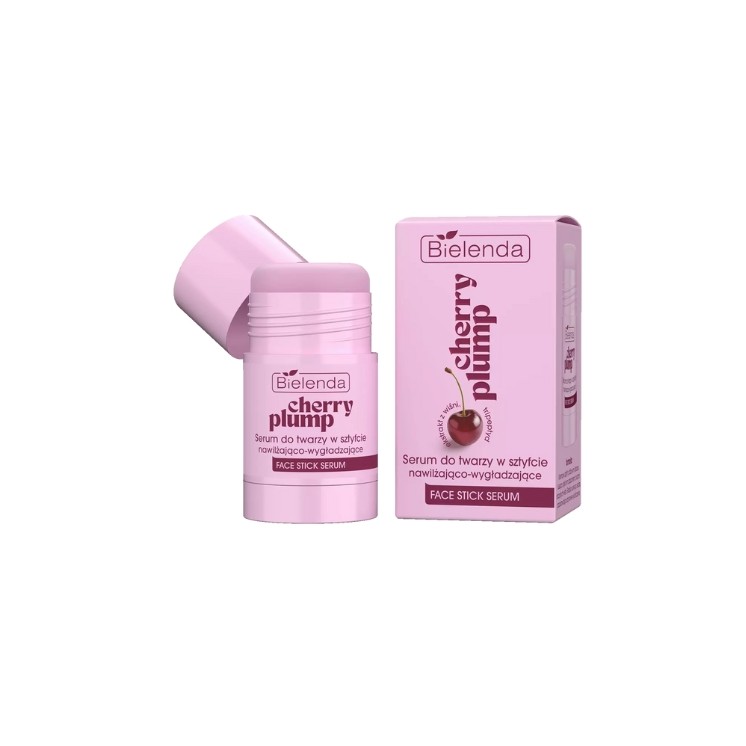 Bielenda Cherry Plump Feuchtigkeitsspendendes und Glättendes Gesichtsserum-Stick 20 g