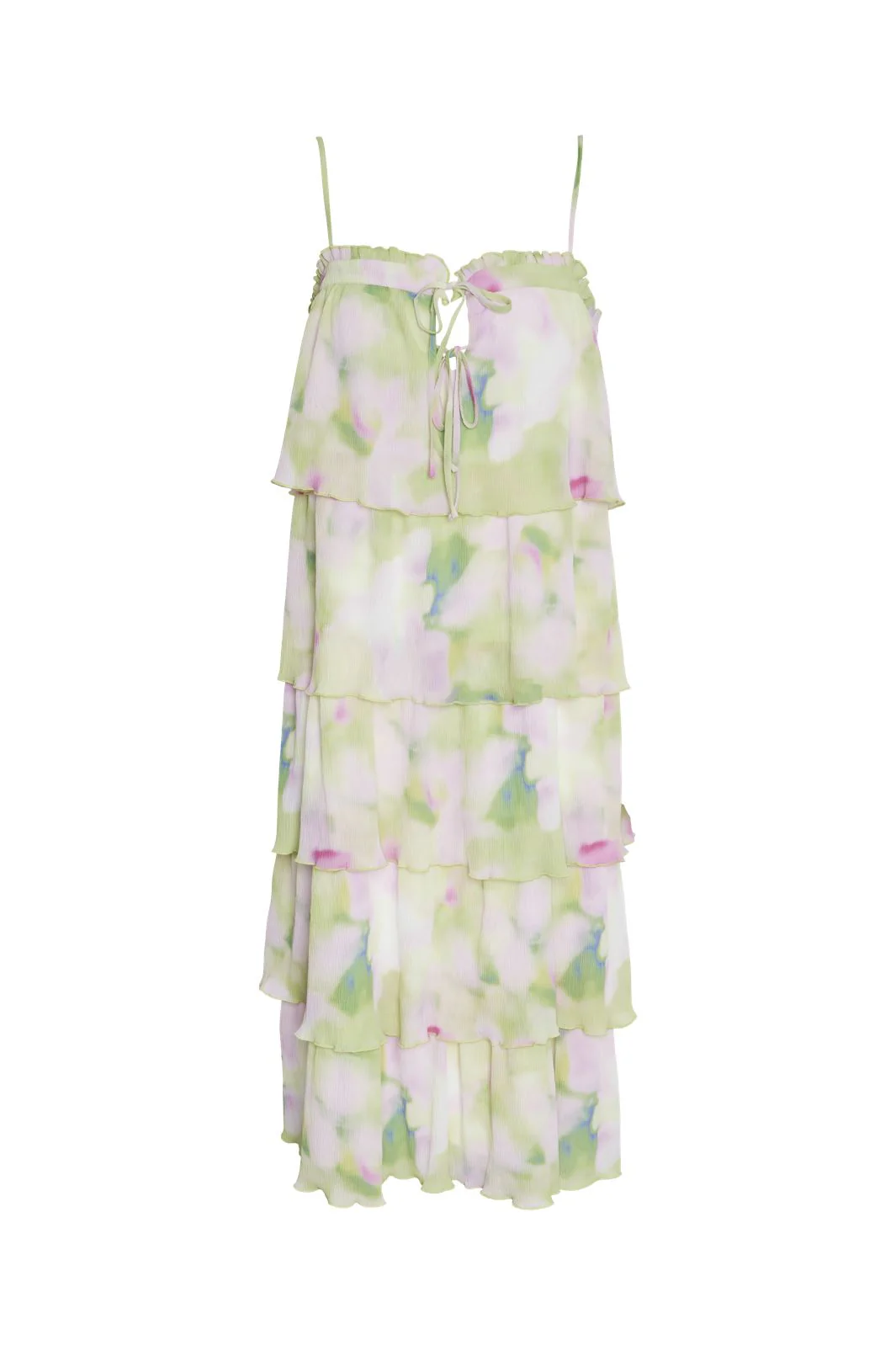 Y.A.S Yasfilippa Strap Midi Dress  cannoli cream filippa print