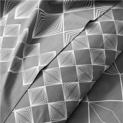 Linge de lit graphique style scandinave