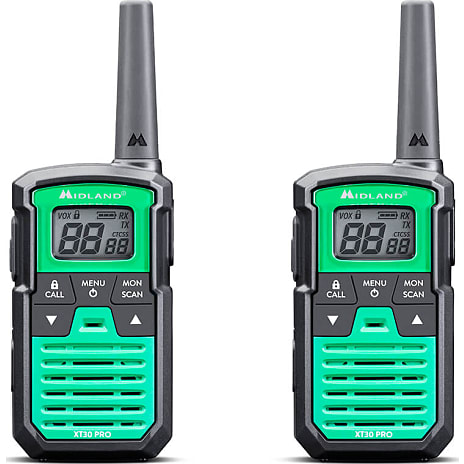 Midland walkie talkie XT30 Pro - grøn/sort