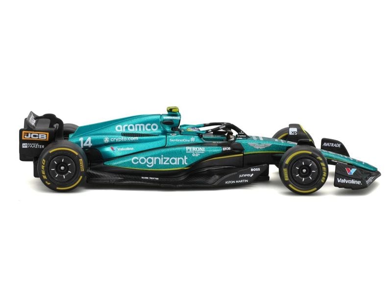 BBurago Aston Martin F1 AMR23 Alonso 2023 1:43 Sammlermodell im Massstab 1:43